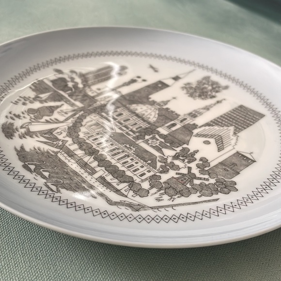 Vintage Bing & Grondahl Copenhagen Denmark Ceramic Plate - Picture 12 of 13